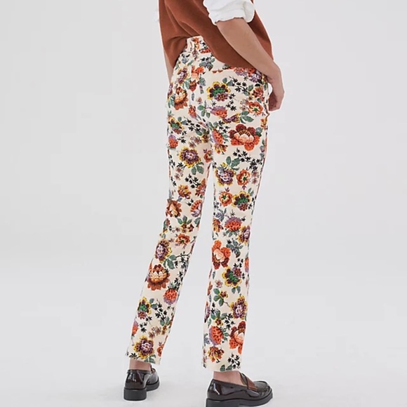 Anthropology, Pilcro The Cigarette Slim Straight Jeans Floral - Picture 7 of 16